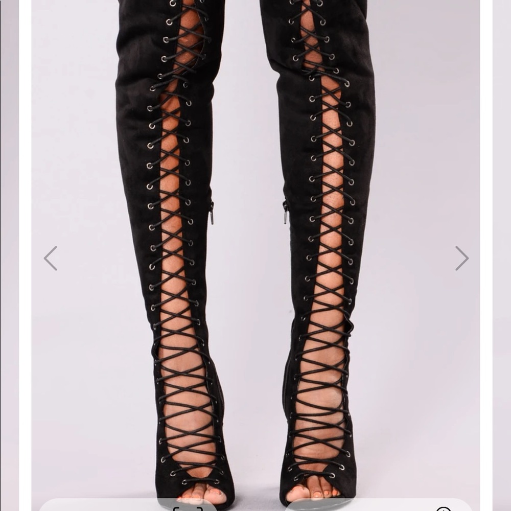 Barbie lace up heel boot
